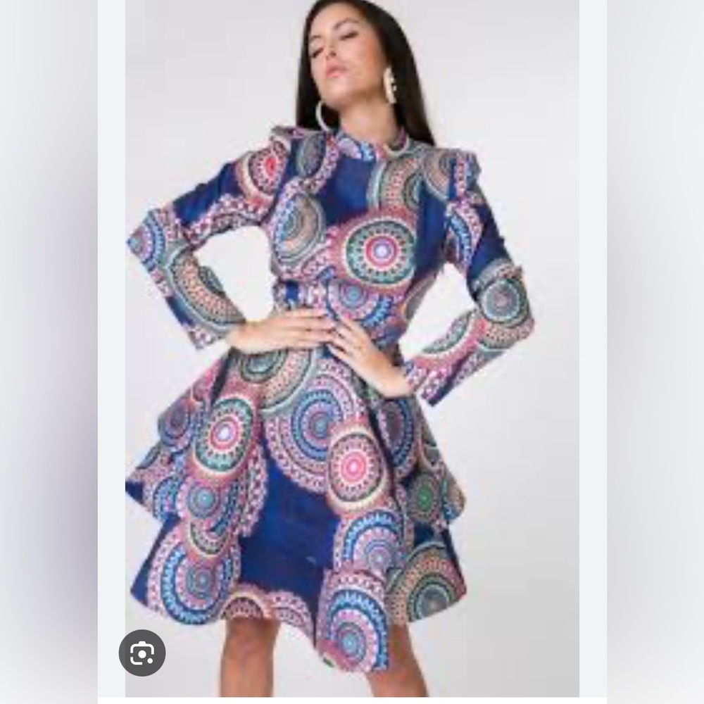 Colorful Patterned Dress Size Small